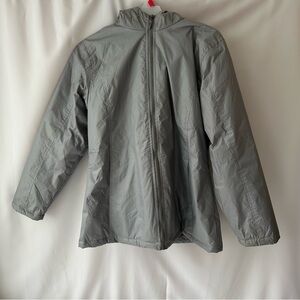 I5 Silver/Gray Hooded Jacket